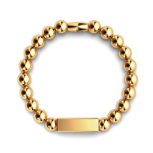 Or | Bracelet barre dorée | De luxe